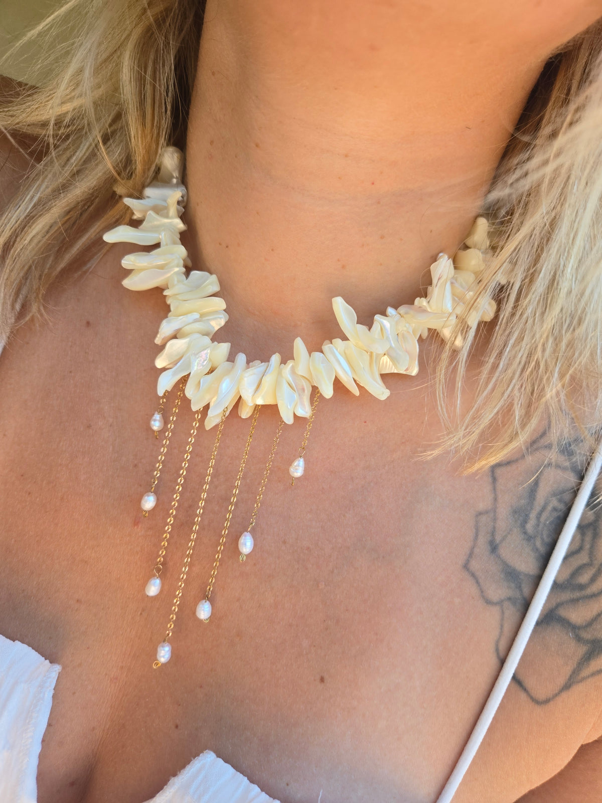 Collier CALYPSO — YÙNA Collection | Bijou élégant et solaire