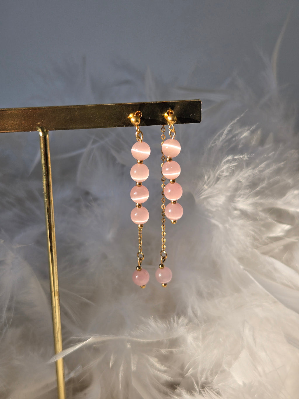 Boucles d’oreilles ÉCLAT rose